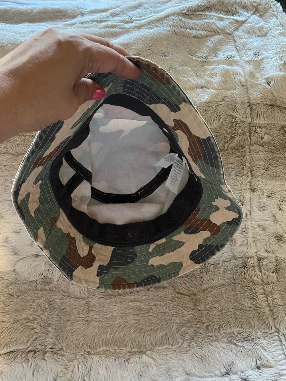 Aerie  Camo Bucket Hat - Green Camo small